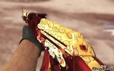 AK47 RED GOLD DRAGON CS:GO